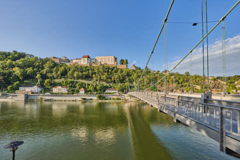 Gemeinde Passau Landkreis Passau Prinzregent-Luitpold-Brücke (Dirschl Johann) Deutschland PA